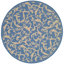 Tapis d'intérieur / extérieur à motif floral Carolino-1283863845