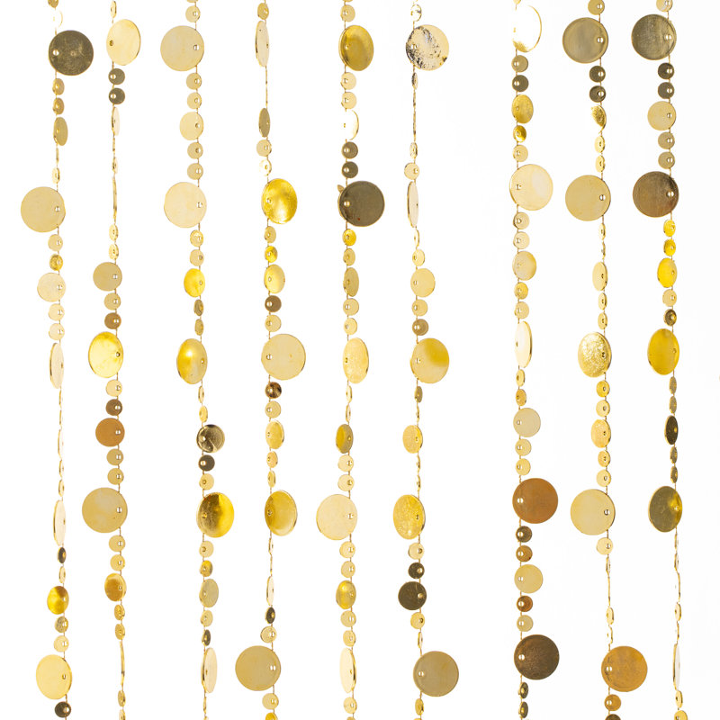 Ike Curtain Single Panel, Gold
