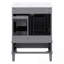Meuble-lavabo de salle de bain avec lavabo, 3 tiroirs et tablette de porte-470256825