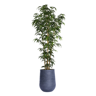 84.08'' Faux Bamboo Tree in Planter