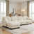Beige+4 Seat+1Ottoman