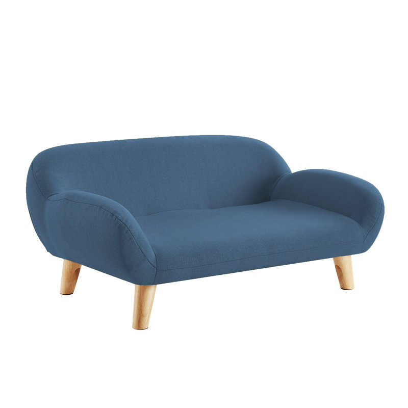 Akkeri Pet Bed, Blue, 17" W x 28" D x 12" H