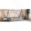Lit simple en forme de tente, lit tipi avec garde-corps, lattes et porte-286085943-286085929