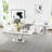 3 - Piece Faux Marble Top Living Room Table Set-110985219-110985218