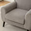 Chaise d'appoint rembourrée avec accoudoirs ronds Deivi-1632049340