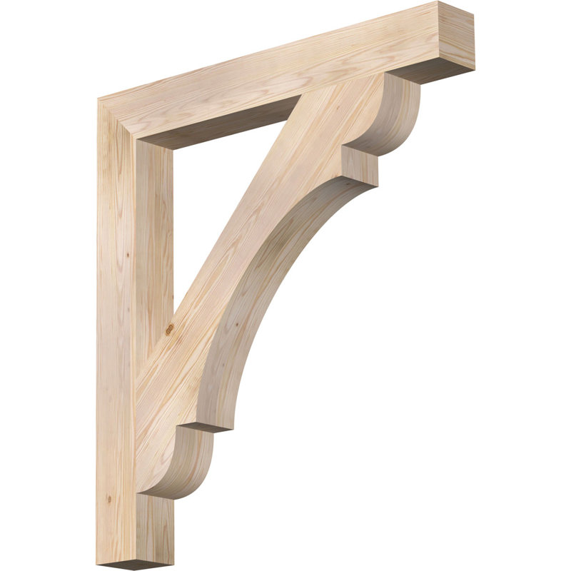 Support pour bloc olympique, Sapin de Douglas, H 48 po x l 5,5 po x P 44 po