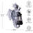 Dragon Tree Hugger Garden Statue with Solar Lantern