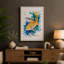 Leaping Fish Modern - Print-136627858-136627853