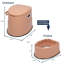 Toilette ronde 1,3 GPF (siège inclus)-55262746