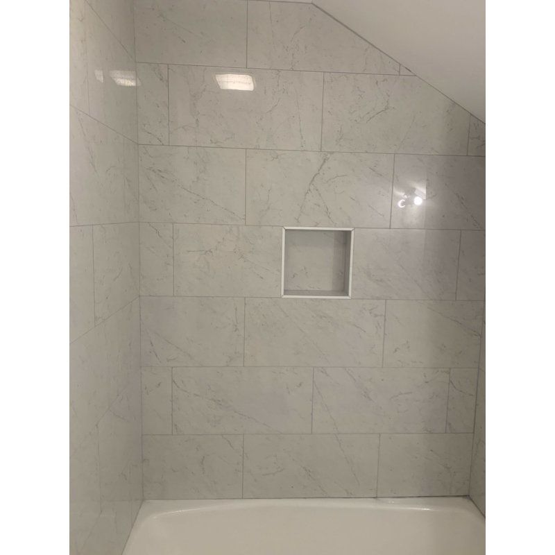 Dreamstone 12X24 Polished Porcelain Tile, Carrara Giola Polished