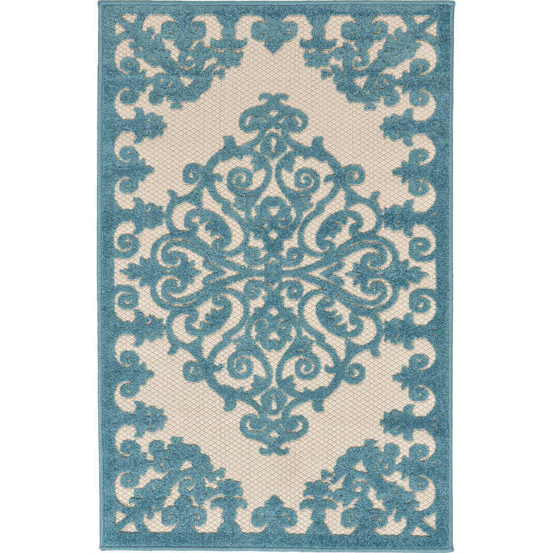 DH-ALH12 Ikat Indoor Rug, Rectangle 2'8" x 4'