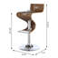 Tabouret de bar rotatif à hauteur ajustable Severa