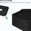 175Lb Cantilever Patio Umbrella Base Weights - 4. Black. Keep Upright In Difficult Situations With Water/Sand. Portable And Stackable 4 From Tipping