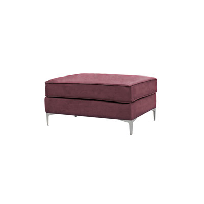 Georgio 93cm Wide Velvet Rectangle Ottoman