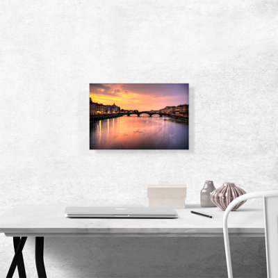 " Florence Italy Bridge Skyline "