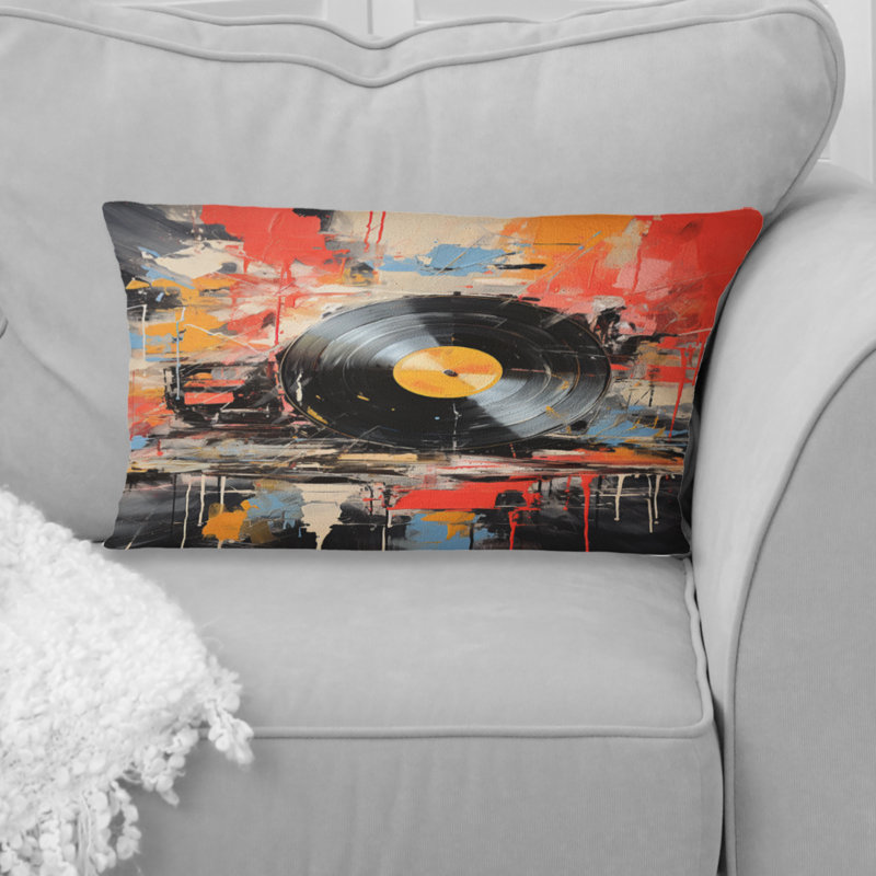 Coussin décoratif vinyle