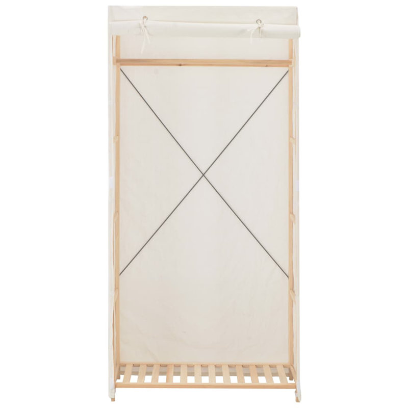 1 Door Wardrobe, White