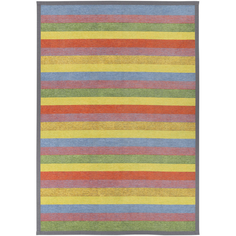Railsback Geometric Hand Woven Area Rug, Rectangle 100 x 160cm
