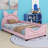 Henriet Twin Size Upholstered Daybed-730306610