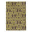 Flatweave Wool Ikat Area Rug in Multi