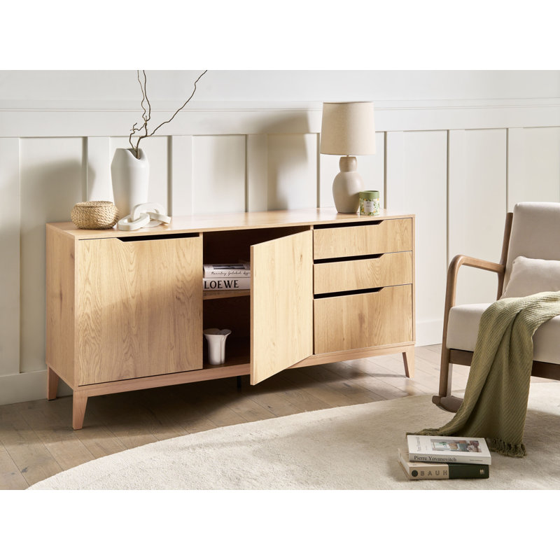 2 Door Sideboard MONCTON Light Brown