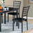 Kaneshiro Ladder Back Welded Dining Chairs