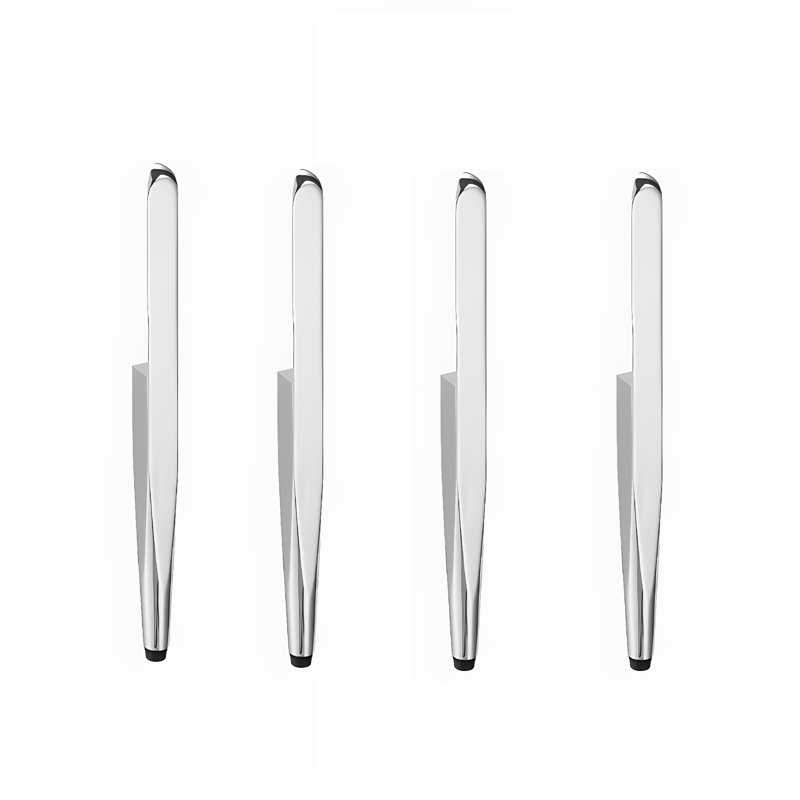 Pieds de meuble, Chrome poli