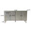 Armoire de rangement élégante avec pieds en pin de couleur champagne-1499758983-1499758984