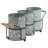 Wood Round Flatware Caddy