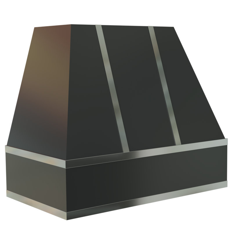 1,25 po à sangles décoratives en aluminium, L 72 po, Aluminium brossé