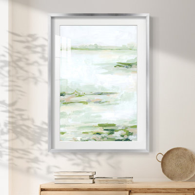 Verdant Marsh II -Framed Print