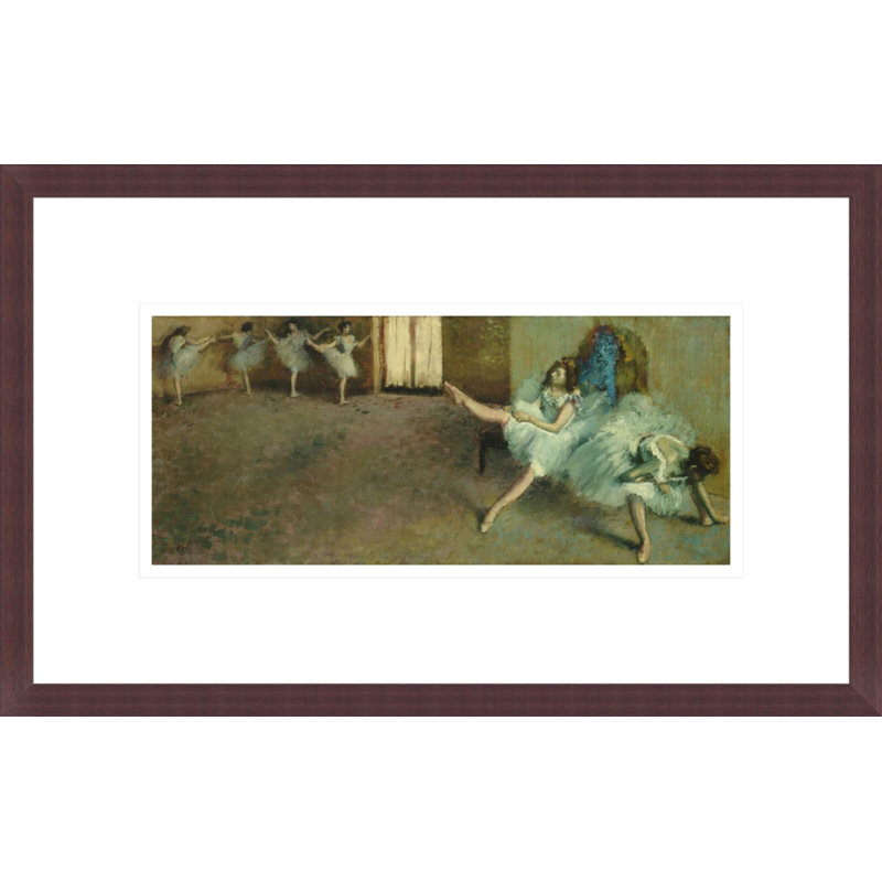 «Avant le ballet» par Edgar Degas, impression giclée sur cadre, H 10,48 po x l 16,75 po