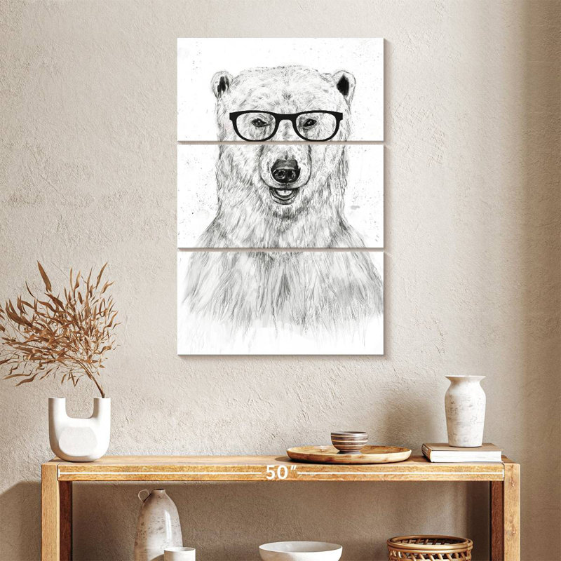 Brampt Geek Bear, 38" H x 24" W