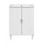 Meuble-lavabo 24 po avec lavabo, meuble-lavabo 24 po avec 2 portes et tablettes réglables