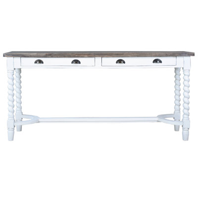 64'' Solid Wood Console Table