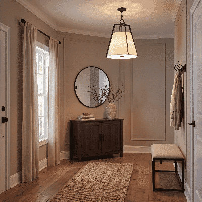 Joy 3-Light Dimmable Shaded Pendant