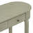Elegant Retro Console Table with Curved Design and Smooth Glaze for Entryways-1564128846