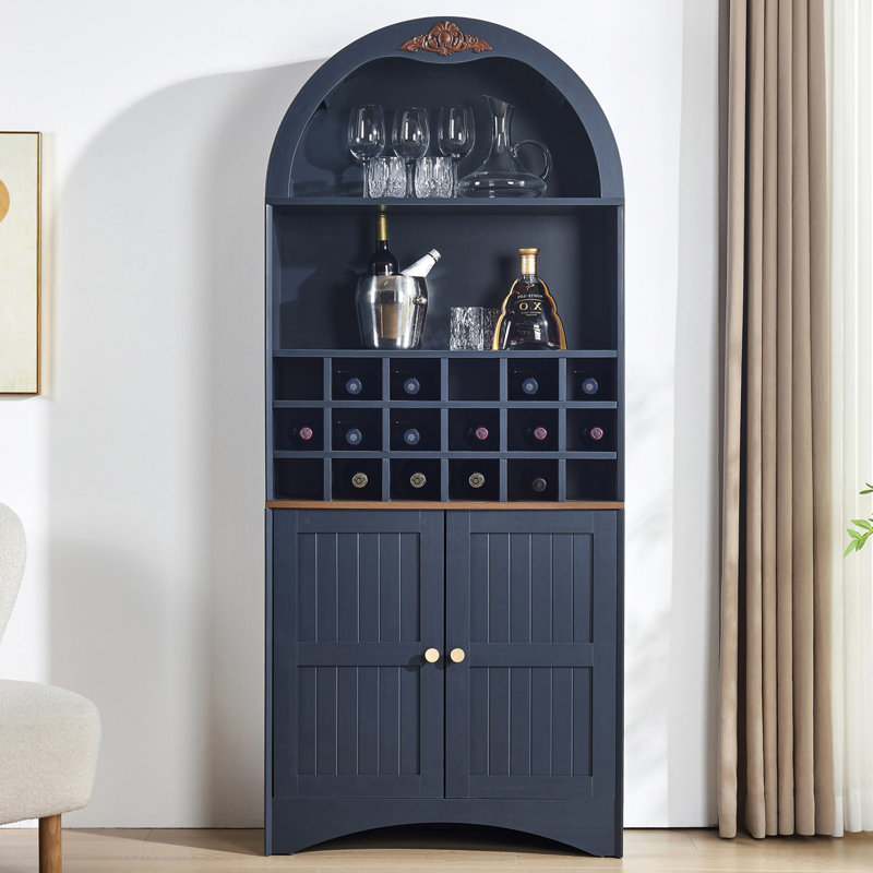 Ingenito 30.26 " L Bar Cabinet