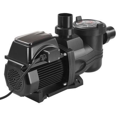 Variable Speed Pool Pump, 2 HP, AC 220-240V, 145 GPM, In/Above Swimming Pool Pump with Filter Basket, Powerful Self Priming, Programmable Timer, for Inground and Above Ground Swimming Pool
