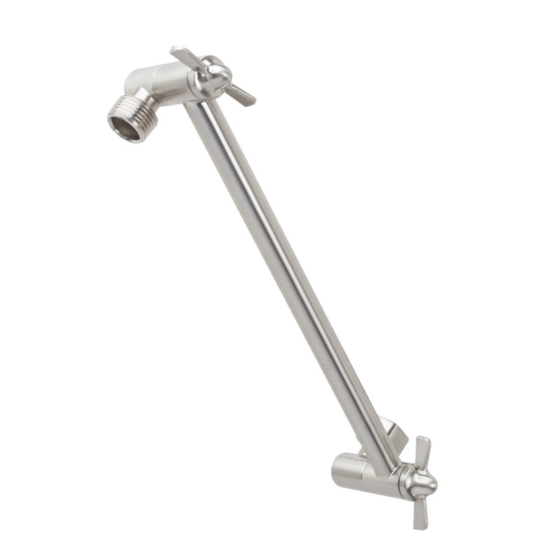 Bras d'extension de pomme de douche 10 ", Acier inoxydable
