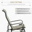 Fauteuil oscillant d'extérieur Outsunny