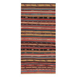 Kilim & Flat Weave One-of-a-Kind 5'1X10'7 Hand Knotted Area Rug