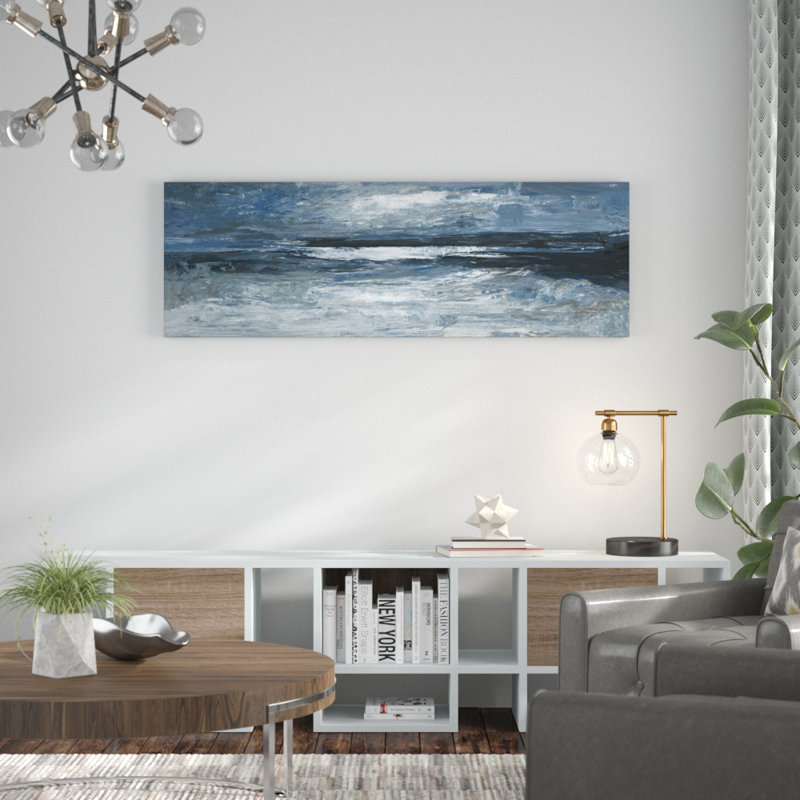 «Midnight Ocean», reproduction sur toile tendue, H 15 po x l 15 po x P 1,5 po
