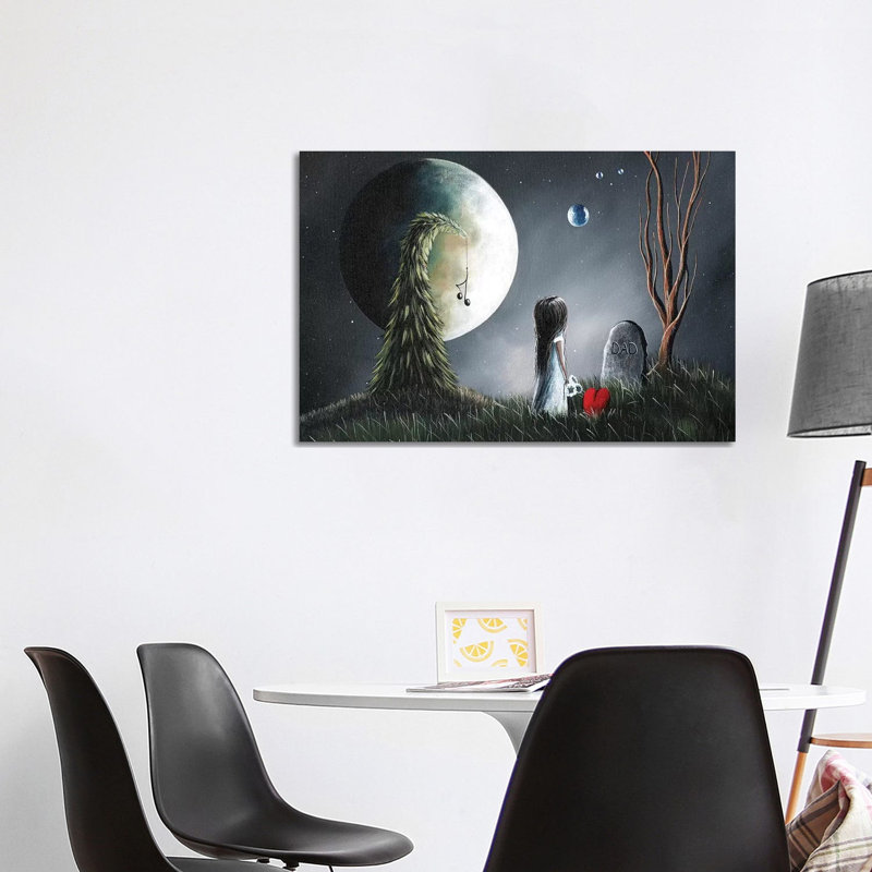 God Must Need You More Than We Do by Moonlight Art Parlour - Print on Canvas, 101.6 cm H x 66.04 cm W x 3.175 cm D