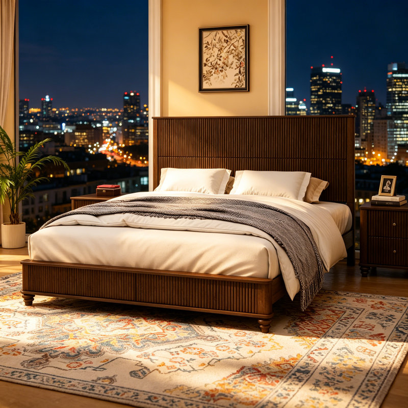 Solid Wood Bed Frame