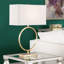 Lampe de table 28,75 "avec abat-jour rectangulaire Bedros