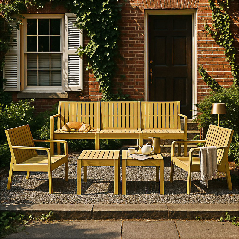 Ensemble de meubles 5 pièces, Yellow