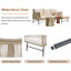 Beige Garden Lounge Sofa Set