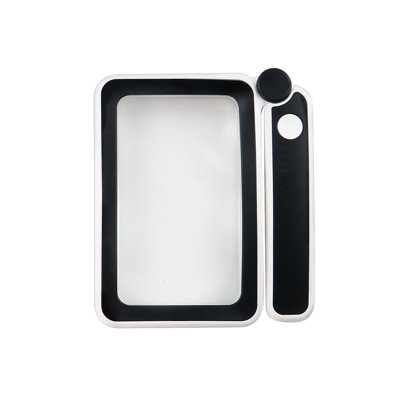 hand magnifiers New Folding  Handheld Magnifier USB Charging 10LED Three Light Power Display For Elderly Reading Newspapers