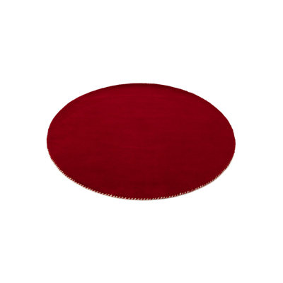 Solid Colour Wool Hand Woven Area Rug
